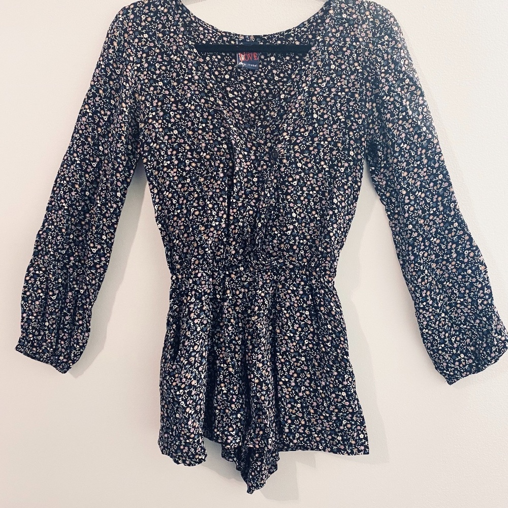 XS Floral Romper